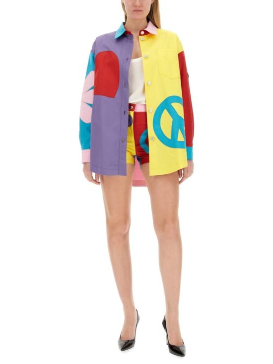  모스키노 셔츠 05123223 1888 Multicolor - MOSCHINO