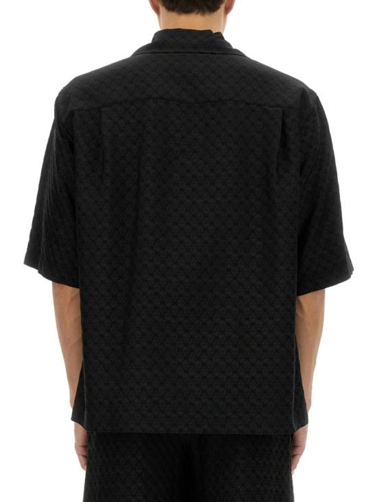 25SS 알렉산더 맥퀸 반팔 셔츠 814693 QRABU1010 Black - ALEXANDER MCQUEEN