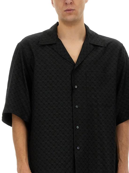 25SS 알렉산더 맥퀸 반팔 셔츠 814693 QRABU1010 Black - ALEXANDER MCQUEEN
