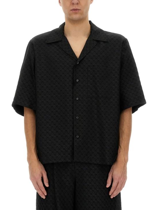 25SS 알렉산더 맥퀸 반팔 셔츠 814693 QRABU1010 Black