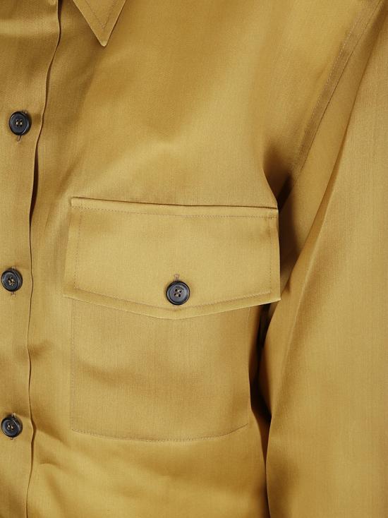 25FW 케이트 블라우스 24043002 Brown - KHAITE