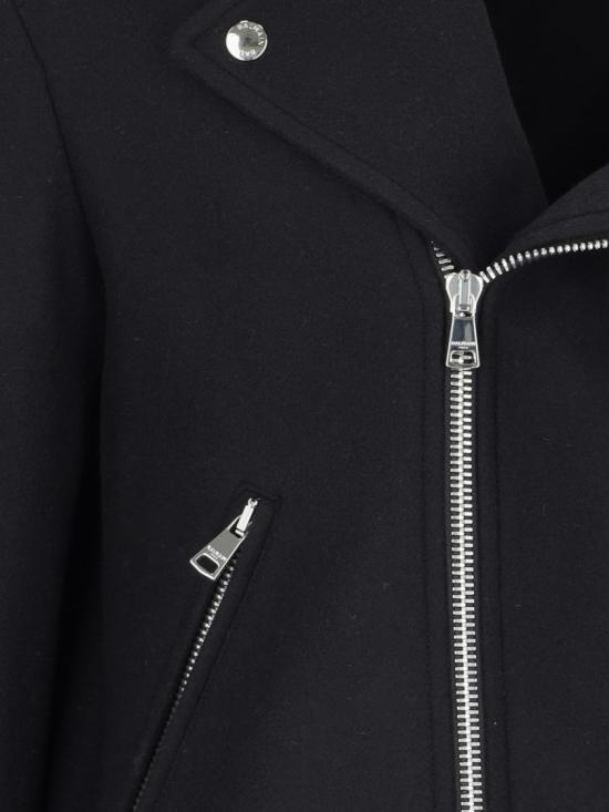  발망 바이커 자켓 DH1TD512WC680PA Black - BALMAIN