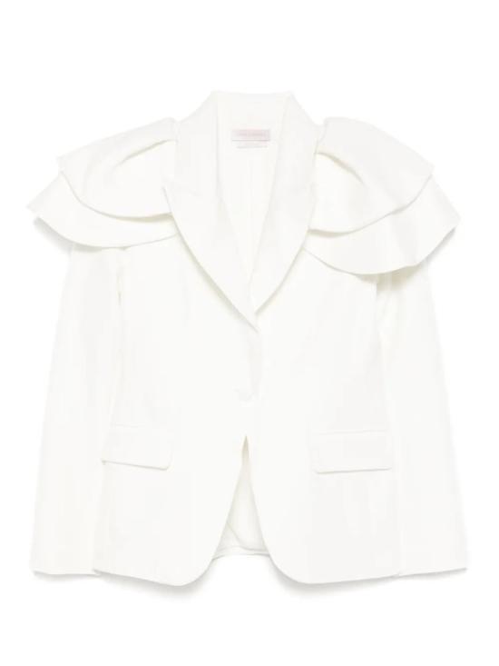  사이드 코베이시 자켓 러플 테일러드 재킷