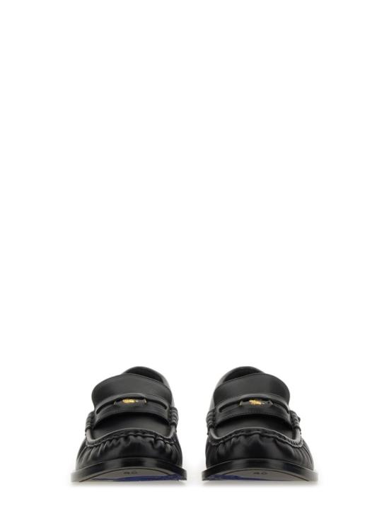 25FW 버버리 레더 카뎃 로퍼 8111868 A1189 Black - BURBERRY