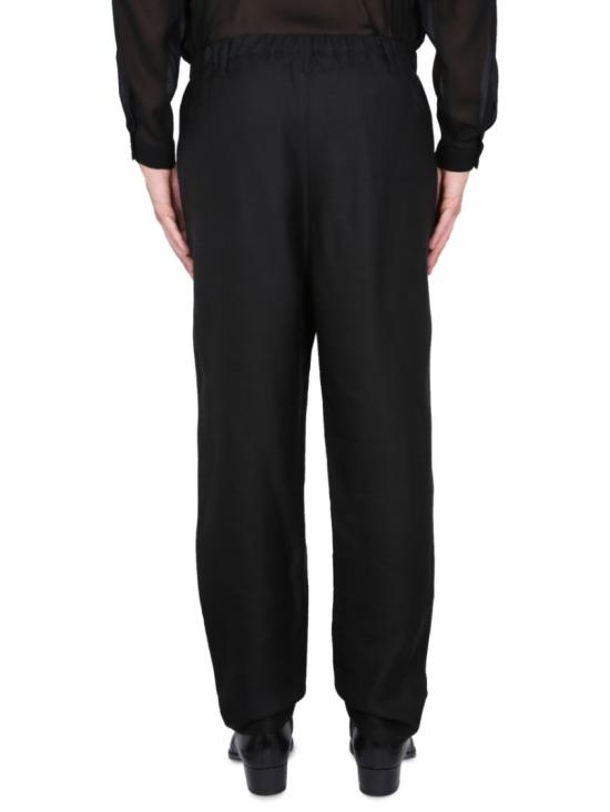  생로랑 스트레이트 팬츠 717375 Y1G681000 Black - SAINT LAURENT