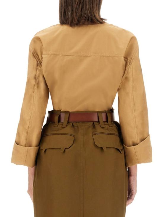  생로랑 긴팔 티셔츠 790080 Y7I172495 Brown - SAINT LAURENT