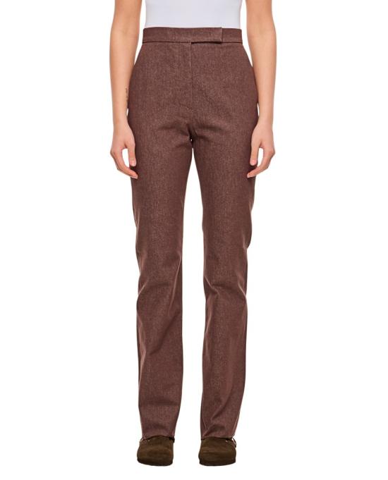 25SS 막스마라 스트레이트 팬츠 2511131013600002 Brown