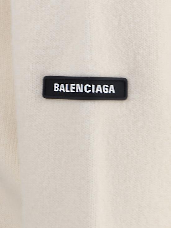 25FW 발렌시아가 스웨터 769297T1675 9000 WHITE - BALENCIAGA