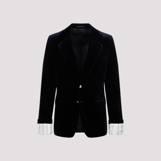  구찌 스트레치 코튼 벨벳 포멀 자켓 753082 ZJV75 Black - GUCCI