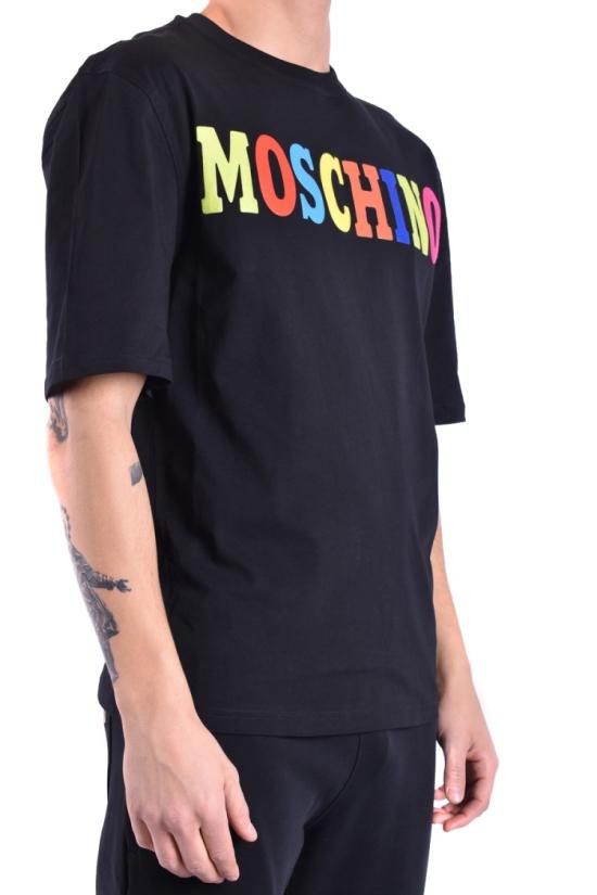  모스키노 반팔 티셔츠 A07092411555 Black - MOSCHINO