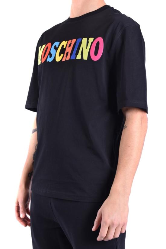  모스키노 반팔 티셔츠 A07092411555 Black - MOSCHINO