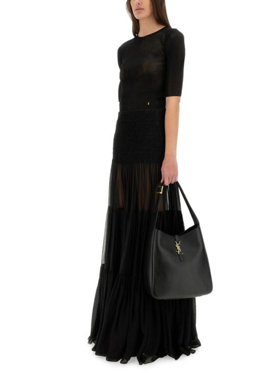  생로랑 반팔 티셔츠 819910 Y75WA1000 Black - SAINT LAURENT