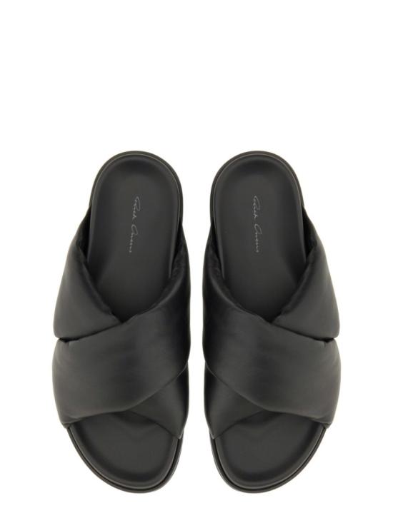  릭 오웬스 뮬/슬리퍼 RU01E5800 LLP09 Black - RICK OWENS