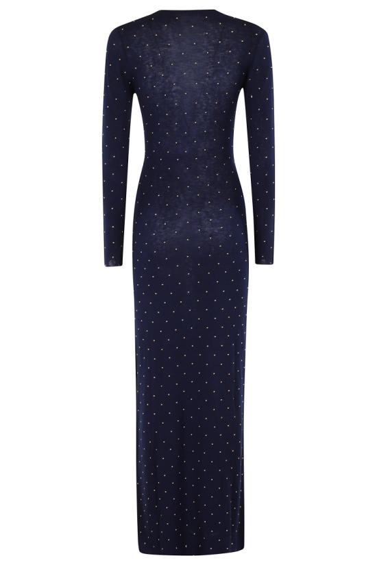 25FW 파코라반 롱 원피스 25AMRO156ML0322 097 Blue - PACO RABANNE