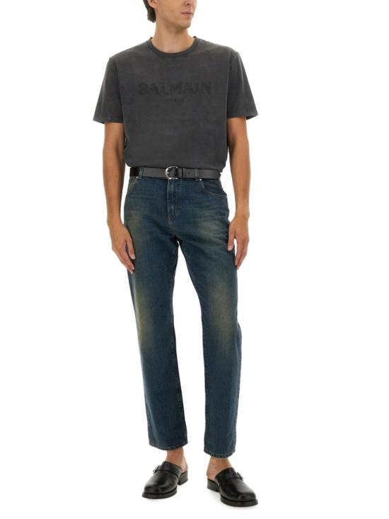 25FW 발망 반팔 티셔츠 FH1EG000BC72 YGD Grey - BALMAIN