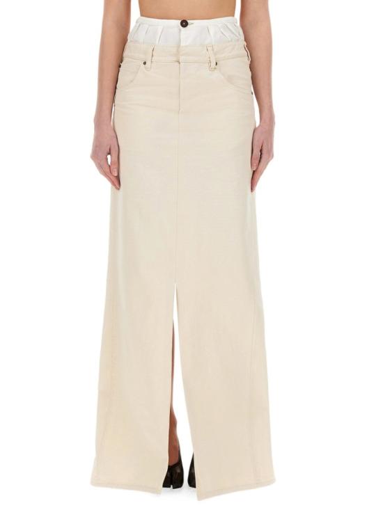 25SS 마르지엘라 롱 스커트 S51MI0004 M35261103 Neutrals