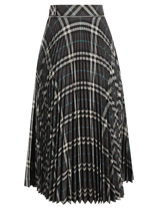  버버리 스퀘어 스커트 8093010 C1213 Black - BURBERRY