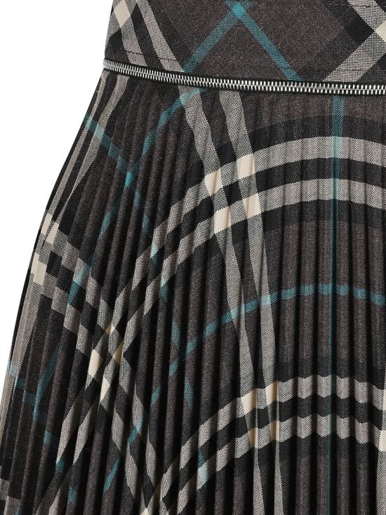  버버리 스퀘어 스커트 8093010 C1213 Black - BURBERRY