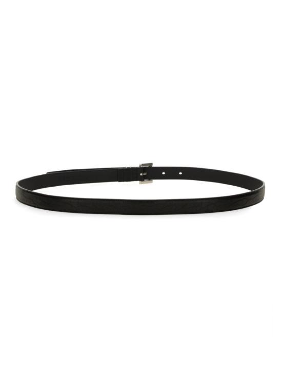  생로랑 가죽 벨트 612616 AAC8A1000 Black - SAINT LAURENT