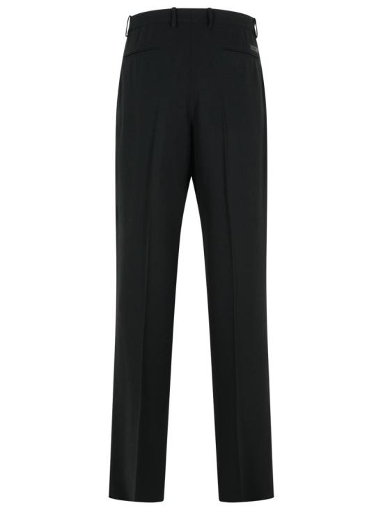 25FW 베르사체 스트레이트 팬츠 1020222 1A14993 1B000 Black - VERSACE
