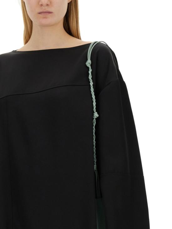  질샌더 긴팔 티셔츠 J01NC0135 J65112001 Black - JIL SANDER