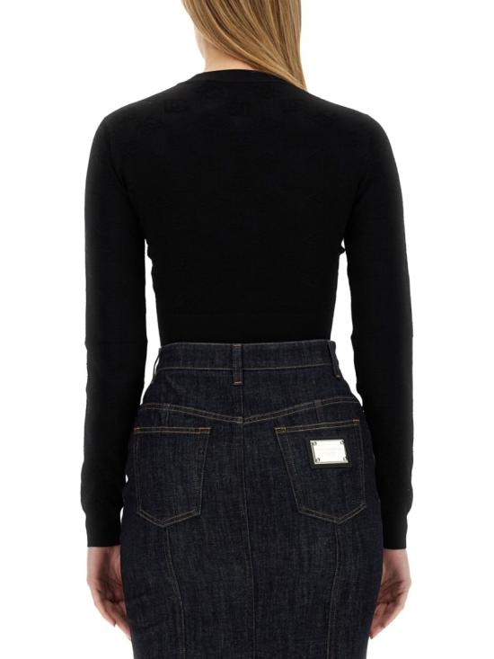  돌체앤가바나 긴팔 티셔츠 FXX14T JFMALN0000 Black - DOLCE & GABBANA