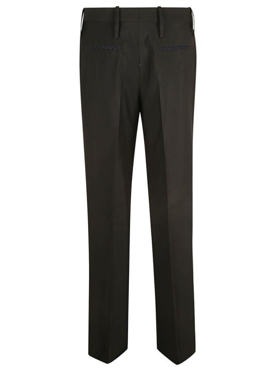  버버리 스트레이트 팬츠 8087049 A1189 Black - BURBERRY