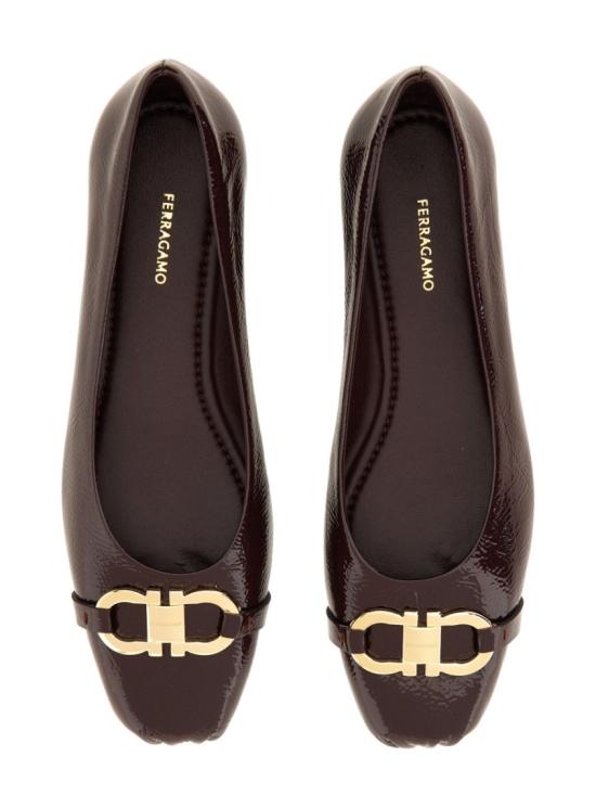  살바토레 페라가모 플랫 슈즈 777811 01J191006 Burgundy - SALVATORE FERRAGAMO