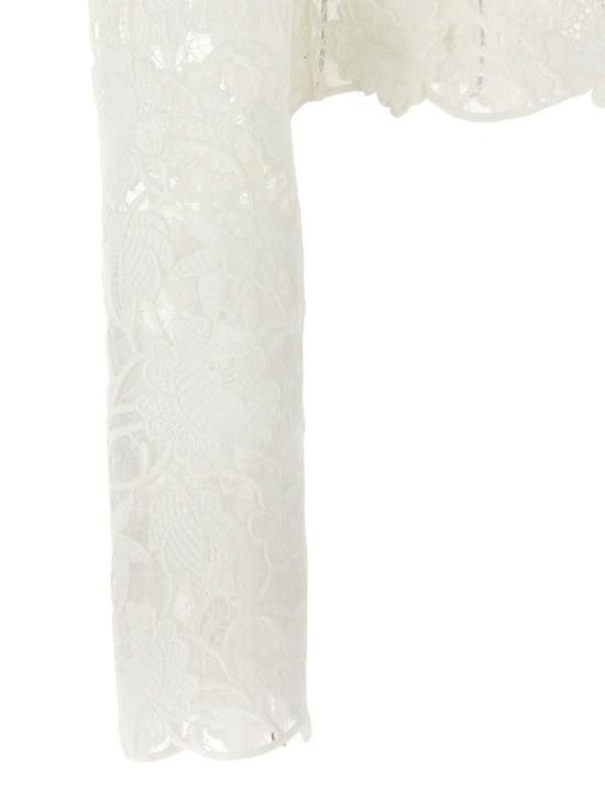 25SS 에르마노 설비노 스웨터 D465N336UZG14300 White - ERMANNO SCERVINO