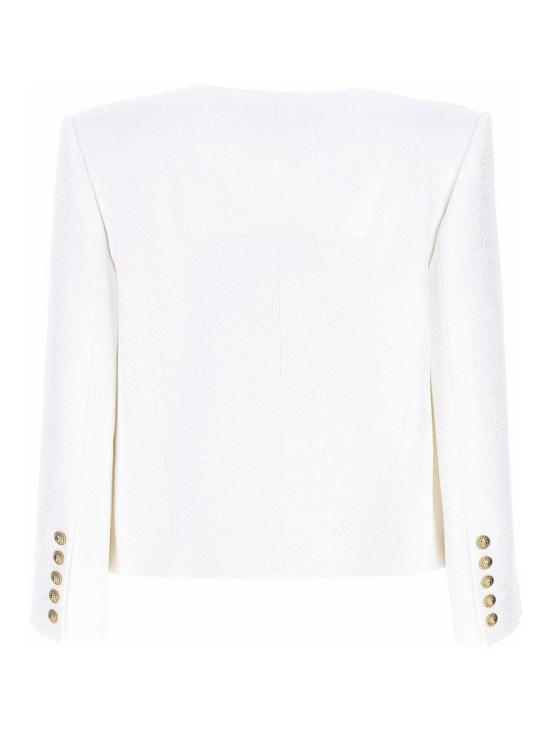  발망 수트 자켓 EF1SC225VF210FB White - BALMAIN