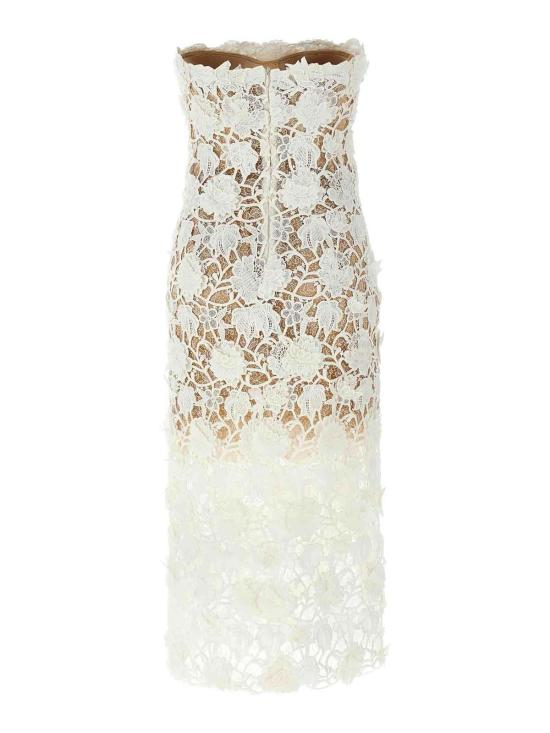 26SS 에르마노 설비노 미디 스커트 D462Q340UZG14300 White - ERMANNO SCERVINO