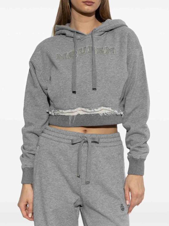25SS 알렉산더 맥퀸 스웨터 815497QLAD81015 Grey - ALEXANDER MCQUEEN