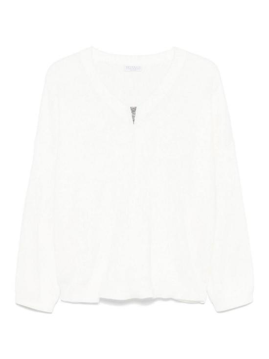 25SS 브루넬로 쿠치넬리 스웨터 M19255002C2723 Black