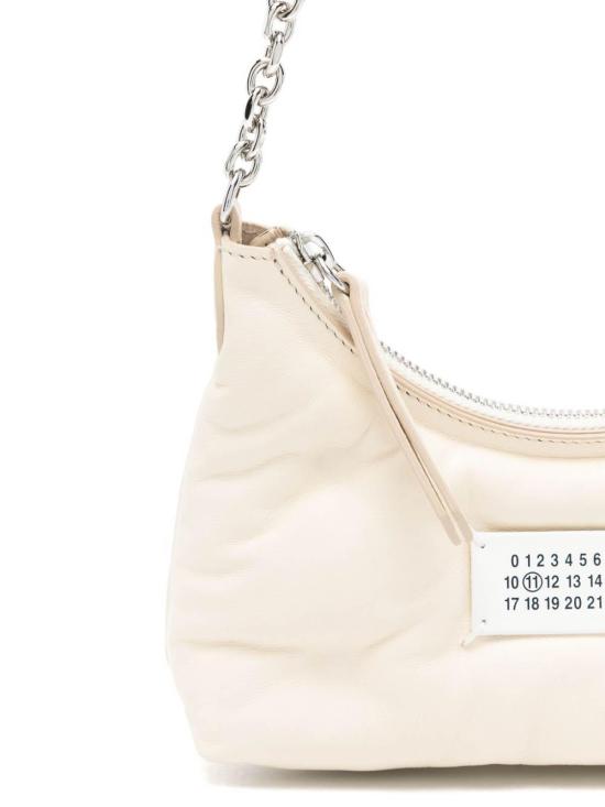  마르지엘라 글램 슬램 호보백 마이크로 SB1WG0021P4300T2354 Cream - MAISON MARGIELA
