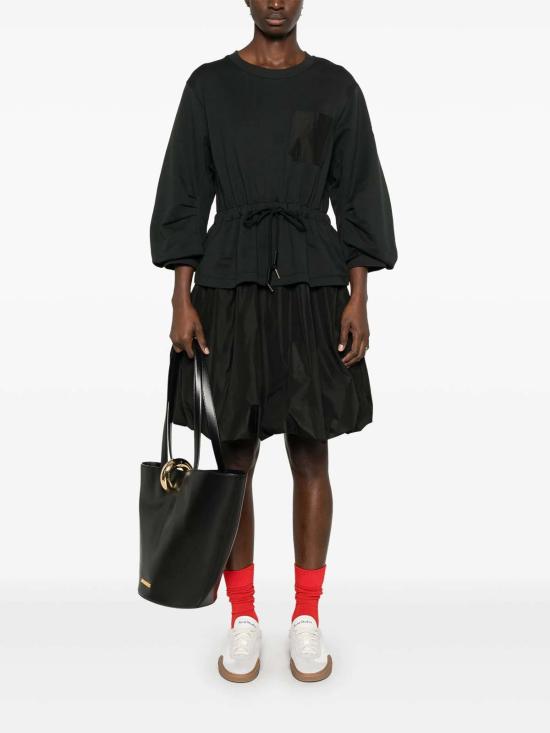 26SS 몽클레어 미디 스커트 8I0001489A1K999 Black - MONCLER