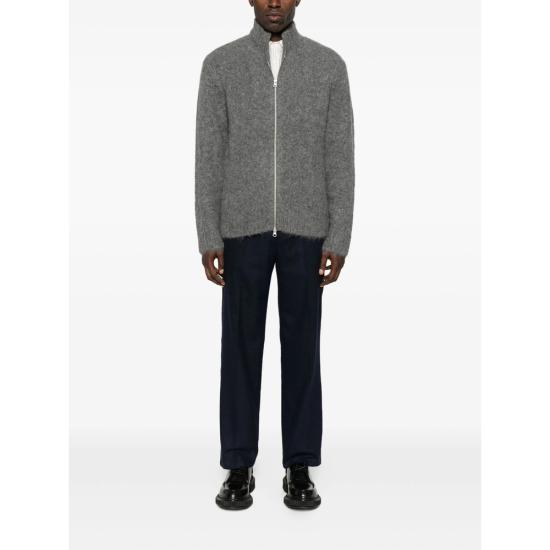 25FW 삼소앤삼소 집업 니트 15425 SAJEAN IRON GREY - SAMSOE SAMSOE