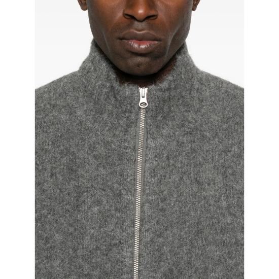 25FW 삼소앤삼소 집업 니트 15425 SAJEAN IRON GREY - SAMSOE SAMSOE