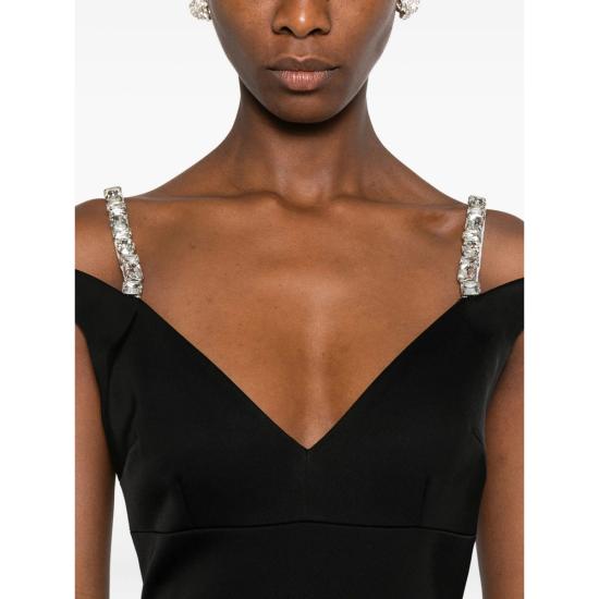 25FW 데이비드 코마 미디 원피스 PF25DK52D BKSIL BLACK - DAVID KOMA