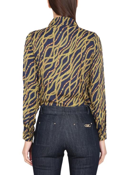  마이클 코어스 블라우스 MS340A68EE 409MIDNIGHTBLUE Blue - MICHAEL KORS