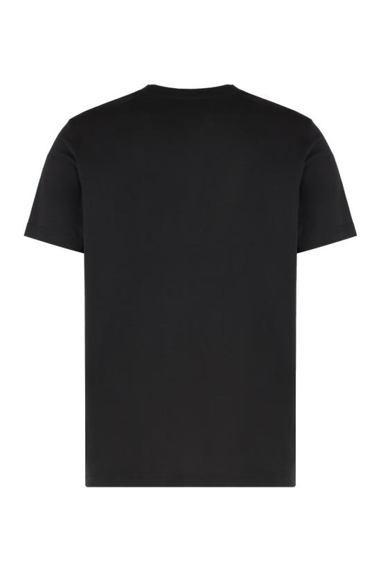 25FW 몽클레어 반팔 티셔츠 K20918C0003289AYW 999 Black - MONCLER