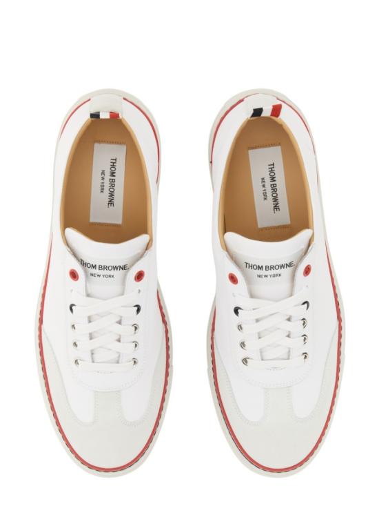  톰브라운 스니커즈 MFD137A 06107100 White - THOM BROWNE