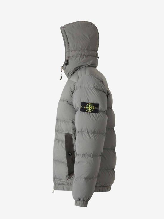 25FW 스톤 아일랜드 심리스 터널 나일론 다운 TC 후드 다운 자켓  K2S154100040S0028V006B CEMENT DOM - STONE ISLAND