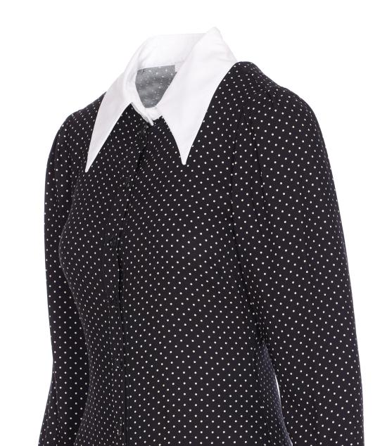 25FW 마 데 마가리타스 미디 원피스 MMABW01294 NE102 Black - MAR DE MARGARITAS