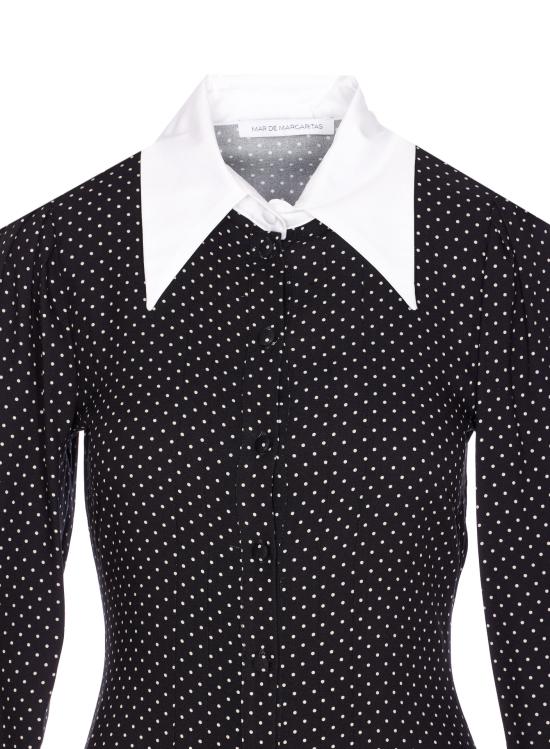 25FW 마 데 마가리타스 미디 원피스 MMABW01294 NE102 Black - MAR DE MARGARITAS