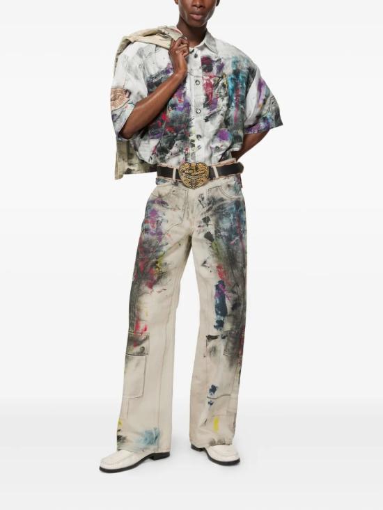 25FW 아크네 스튜디오 데님 팬츠 CK0133 AOL White multi - ACNE STUDIOS