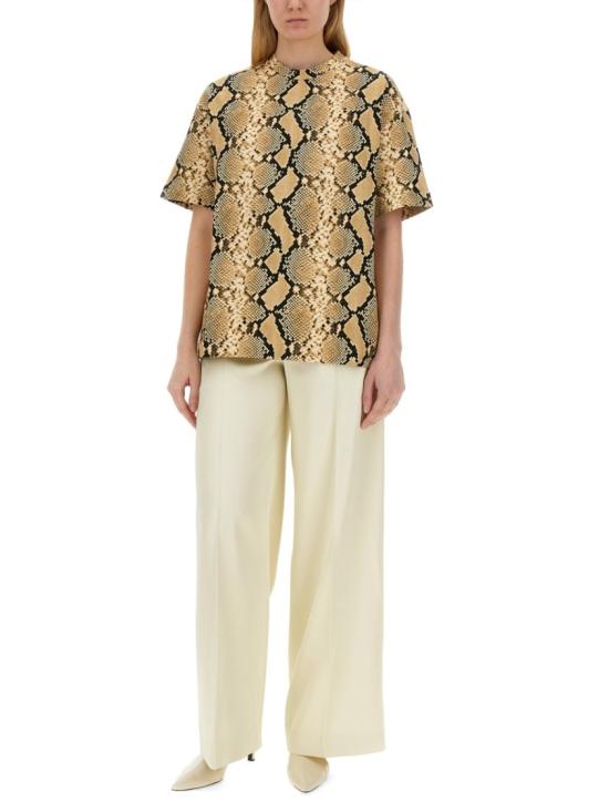  질샌더 반팔 티셔츠 J03GC0119 J20178242 Brown - JIL SANDER
