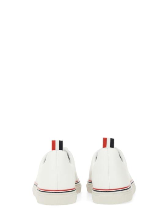  톰브라운 RWB 라이닝 카프레더 스니커즈 MFD219A 05584100 White - THOM BROWNE