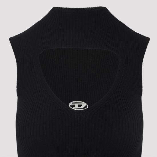 25FW 디젤 숏 원피스 A19667 0PLBF Black - DIESEL