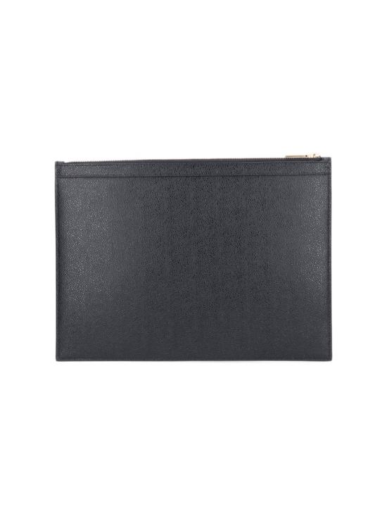 톰브라운  페블 그레인 미디엄 클러치 MAC021L 00198001 Black - THOM BROWNE