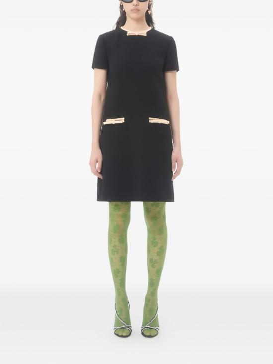 25FW 발렌티노 가라바니 미디 원피스 7B0VAH50 90YES9 Nero almond - VALENTINO GARAVANI